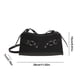 thumbnail image 3 of Bolso Bandolera Sencillo Con Tachuelas para Mujer Diario Niñas Correa Ajustable (), 3 of 5