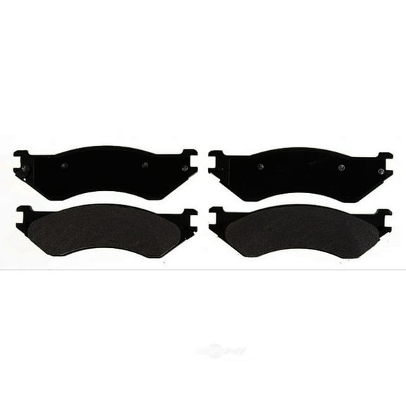 Raybestos PGD1077M Professional Grade Semi-Metallic Disc Brake Pad Set Fits select: 2004-2005,2006 DODGE RAM 1500