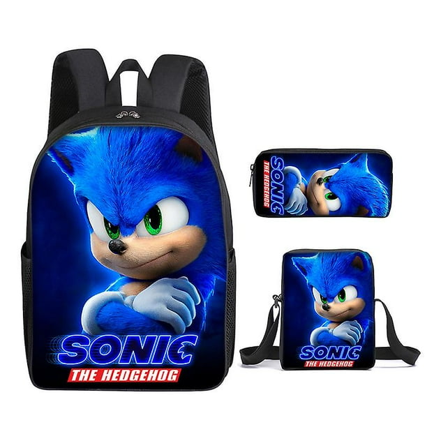 Sonic School Bag Sonic Three-piece Combination Set Primary School ...