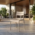 thumbnail image 2 of Taupe Stackable Dining Chairs Set with Padded Seat and Modern Design, 2-Piece, 2 of 6