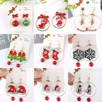 Yoyauz Christmas Earrings for Women Christmas Tree Earrings - Colorful Acrylic Christmas Holiday Pendant Earrings Great Christmas Gift Holiday Gifts