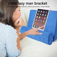 thumbnail image 6 of Tablet Pillow Stand Tablet Pillow For Pad Plush Microfiber Mini Tablet Stand Sofa Reading Stand Self Standing Tablet Bracket Tablet Holder for Bed, Reading, 6 of 7