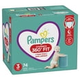 Pampers Cruisers 360 Fit Diapers Size 3, 74 Count