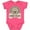 Vintage Hot Pink, variant on Inktastic Border Collie Dog Gifts Girls Baby Bodysuit