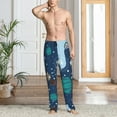 thumbnail image 2 of Rateoe Alpaca Astronaut in Space Pattern Men’s Ultra-Soft Comfy Pajama Lounge Pants Sleepwear,Comfortable Lounge Wear,lightweight Pajamas, Casual Home Wear-Large, 2 of 6
