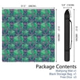 thumbnail image 2 of Elegant Mahjong Mat for Table, 31.5*31.5in Anti Slip American Mahjong Table Cloth, Noise Reduction, Neoprene Mah jongg Mat with Carrying Bag & 3 Dices, Mahjong Set Gift for Board Tile Games Mats, 2 of 7