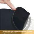 thumbnail image 4 of Office Mousepad with Gel Wrist Support - Ergonomic Gaming Desktop Mouse Pad Wrist Rest - Design Gamepad Mat Rubber Base for Laptop Computer -Silicone Non-Slip Special-Textured Surface (Black), 4 of 7