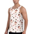 thumbnail image 2 of Xecao Boba Milk Tea Men's Tank Top Workout Quick Dry Sleeveless Gym Jogging Muscle Shirts Summer Swim Beach Tops, 2 of 9