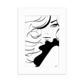 thumbnail image 1 of Marco de fotos Unbranded Chica pelo largo dama de silueta Blanco 5x7 pulgadas, 1 of 4