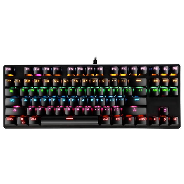 Teclado Mecánico Punk K550 87 Teclas Teclado Mecánico Green Shaft Gaming Office Notebook Teclado Profesional Kearding EL013763-01
