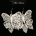 thumbnail image 3 of Mi Amore Butterfly Dangle-Earrings Silver-Tone, 3 of 4