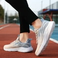 thumbnail image 6 of NOKIO Women Sports Shoes Mesh Breathable Running Shoes Lightweight Soft Sole Outdoor Sports Leisure Shoes Breathable Mesh Walking Workout Jogging Gym Women Shoes, 6 of 9