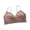 Khaki, variant on Utoimkio Bras for Women No Underwire Women's Bra Wire Free Underwear OnePiece Bra Everyday Underwear Wrap Chest without Steel Ring Bras