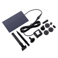 thumbnail image 4 of Amdohai Fontaine Solaire pour Bain d'Oiseaux avec Panneau Pompe Submersible Murale pour Aquarium Jardin Piscine, 4 of 8