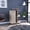 Beige, variant on 32" H Black Cart with Divided Storage and Locking Casters | Great for Home Bars, Keeps Drinks Tidy