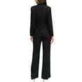 thumbnail image 3 of INSPIRE CHIC Blazers for Women Business Casual Lightweight Collarless Single Breast Long Sleeve Blazer Jacket with Pockets XS Black, 3 of 6