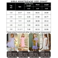 thumbnail image 3 of Oudiya Girls Short Sleeve Nightgowns Princess Sleepwear with Ruffled Hem Pajama Dress for Kids 3-12 Years, 3 of 8