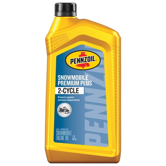 Pennzoil Snowmobile Premium Plus 2-Cycle Engine Oil, 1 Quart