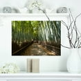 thumbnail image 1 of Grand Allée dans la Forêt de Bambou - Impression sur Toile, 1 of 3
