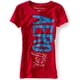 thumbnail image 1 of Aeropostale Aero New York playera gráfica para mujer, rosa, extragrande, 1 of 1