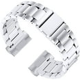 thumbnail image 3 of REQO Bracelet en Acier Inoxydable Compatible avec Fitbit Versa 4 / Fitbit Sense 2 / Fitbit Versa 3 / Fitbit Sense, Bracelets de Montre en Métal Réglables, Remplacement de Bracelet pour Femmes Hommes, 3 of 8