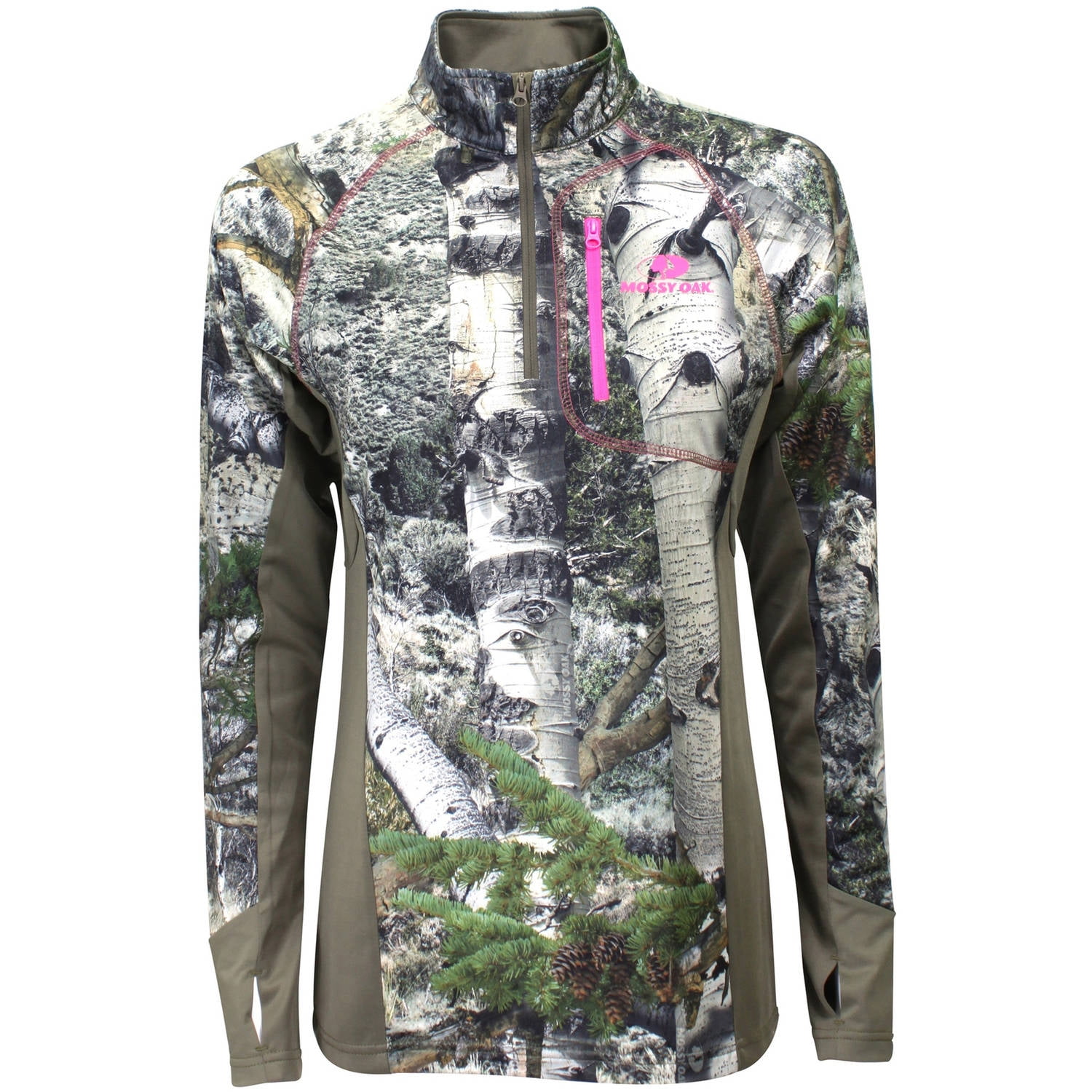Mossy Oak Women's QuarterZip Mossy Oak Mountain Country