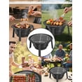 thumbnail image 3 of Asador de Carbón Portátil 14” con Bolso | Parrilla Plegable de Acero para BBQ en Jardín, Playa, Camping, Picnic, Barco | Compacta y Ligera, 3 of 6