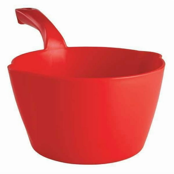 Vikan Hand Scoop,13 in L,Red 56824
