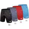 thumbnail image 4 of Pantalones cortos para correr para hombre, pantalones cortos de entrenamiento atléticos para deportes de gimnasio con cremallera, 4 of 7