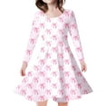 thumbnail image 1 of WEAIXIMIUNG Robes pour Filles 7-8 avec Poches Robe de Fête Imprimée Diy pour Enfants et Filles 6-7 Ans, 1 of 5