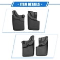 thumbnail image 5 of Unique Bargains Mud Flaps Kit for Toyota Tacoma 2016-2023 Black Front and Rear Splash Guards with OEM Fender Flares, 5 of 6