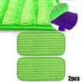 2 Pack Microfiber Reusable Refills Mop Pads for Swiffer Wet Jet 12inch