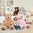 thumbnail image 4 of MaoGoLan 51" Giant Teddy Bear with Big Footprints Plush Stuffed Animals, 4 of 7
