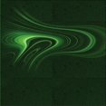 thumbnail image 1 of Ahgly Tapis d'Intérieur Lavable en Machine Carré Vert Émeraude Profond Transitionnel, 7 Pieds Carré, 1 of 7