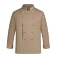 thumbnail image 2 of Uniforme unisex, abrigo de manga , chaqueta , monos de trabajo para cafetería, restaurante, hotel, catering, cocina SG Macarena Chaquetas de cocinero, 2 of 8
