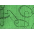 thumbnail image 1 of Ahgly Company Indoor Rectangle Oriental Emerald Green Industrial Area Rugs, 8' x 10', 1 of 4