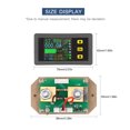 thumbnail image 3 of Yeacher 90V 0-100A Digital LCD Display Coulometer 2-way Current Measurement Voltmeter Ammeter Watt Meter Voltage Current Energy Monitor, 3 of 8