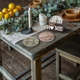 thumbnail image 6 of Style-Carry 6 Pack Wood Coasters with Holder, Rustic Farmhouse Drink Coasters for Coffee Table & Kitchen, Tabletop Protection, Housewarming Gifts, 6 of 7