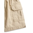 thumbnail image 3 of Wonder Nation Baby Boys Cotton Poplin Cargo Shorts, Sizes 0M-24M, 3 of 3