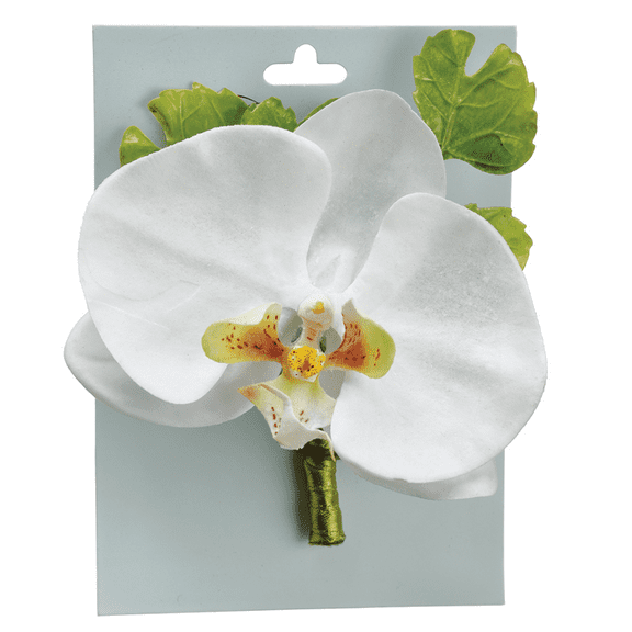 Park Place - 4 piece Phanopnosis Orchid Corsage 4"