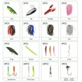 thumbnail image 4 of Kit Señuelos Pesca Juego Cebo Suave Y Duro Capa Engranaje Cuchara Plantilla Metal Minnow para Ba, 4 of 9