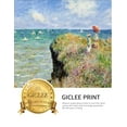 thumbnail image 5 of DECORARTS - The Cliff Walk At Pourville by Claude Monet. Classic Art Reproduction, Giclee Print on Canvas. Ready to Hang Framed Wall Art for Wall Decor. Total Size w/ Frame: 30x26", 5 of 6