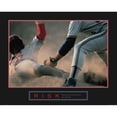 thumbnail image 3 of Frontline 14x12 Black Modern Framed Museum Art Print Titled - Risk - Baseball, 3 of 5