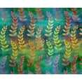 thumbnail image 4 of oneOone Polyester Lycra Green Fabric Batik Dress Material Fabric Print Fabric By The Yard 56 Inch Wide - 5Y, 4 of 4