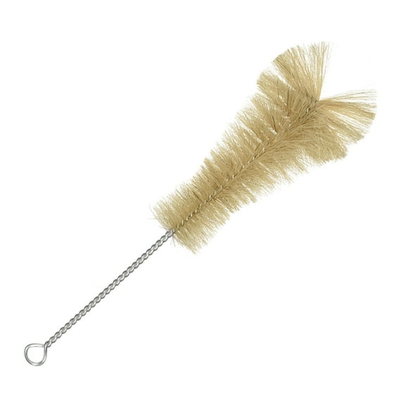 Unique Bargains Metal Laboratory Test Tube 500ml Conical Flask Bristles Cleaning Brush