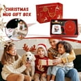 thumbnail image 3 of Ceramic Gift Box Cup Set for Christmas & New Year, Festive Holiday Mug with Decorations, 400ml Capacity, Romantic Warm Home Office Present, 3 of 6