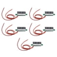 thumbnail image 3 of Mini voltímetro digital, 5 piezas Mini voltímetro digital CC Mini voltímetro digital CC Mini detector de comprobador de voltaje Aspecto llamativo, 3 of 8
