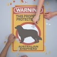 thumbnail image 3 of Australian Shepherd, Warning (1000 Piece Puzzle, Size 19x27, Challenging Jigsaw Puzzle for Adults and Family, Made in USA), 3 of 4