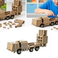 thumbnail image 4 of lionlar 1/144 Armored Truck Model Armored Vehicles Building Kit for Table Scene Kids yellow, 4 of 8