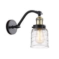 thumbnail image 3 of Innovations Lighting  Bell - 1 Light 5" Sconce Deco Swirl/Black Antique Brass, 3 of 5